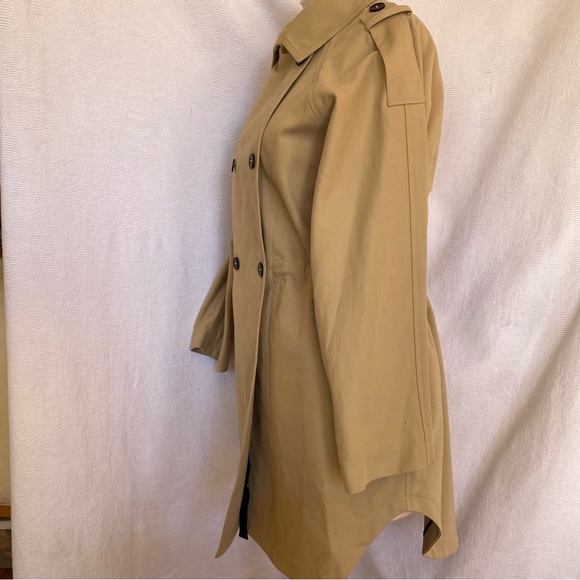 Maje cotton canvas trench coat. Size 40 Cotton Spandex - Picture 3 of 11